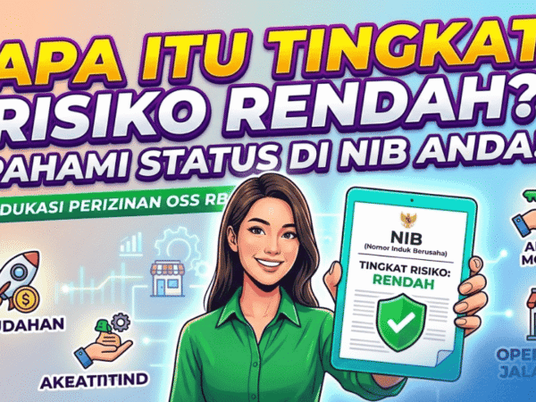 Mengenal Perizinan Berusaha Berbasis Risiko: Apa Itu Tingkat Risiko Rendah?